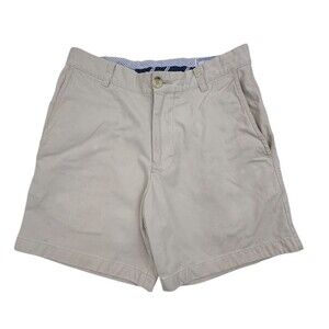 Southern Tide Skipjack Chino Khaki Shorts Pima Cotton Men’s Size 28 FLAWS